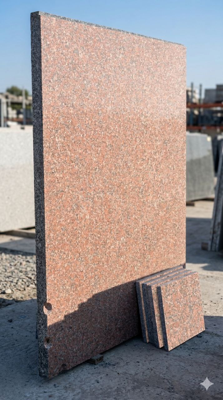Seimen Pink — pink granite from Axum Granite, Addis Ababa